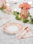 Party Porcelain Rose Gold Cutlery - Whoot Party Boutique