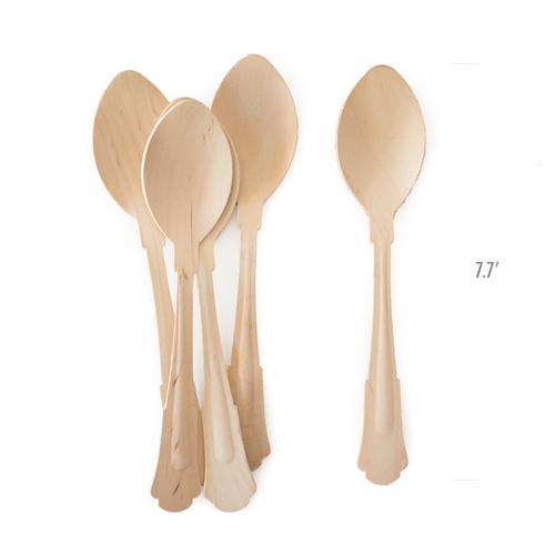 Birch Wood Deluxe Spoons - Whoot Party Boutique