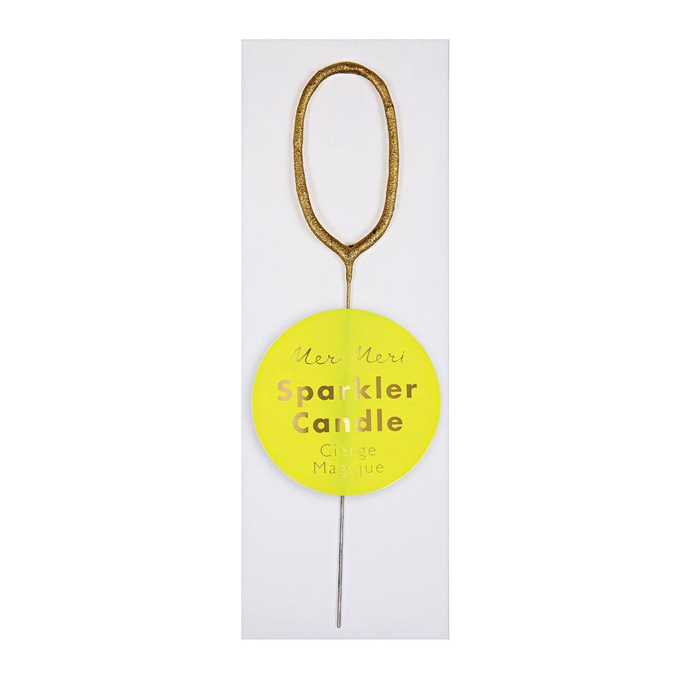 Gold Sparkler Number Mini Candle - Whoot Party Boutique