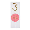 Gold Sparkler Number Mini Candle - Whoot Party Boutique