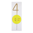 Gold Sparkler Number Mini Candle - Whoot Party Boutique