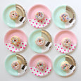 Memphis Mint Small Plates - Whoot Party Boutique