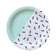 Memphis Mint Large Plates - Whoot Party Boutique