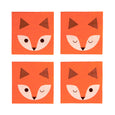 Mini Fox Napkins - Whoot Party Boutique