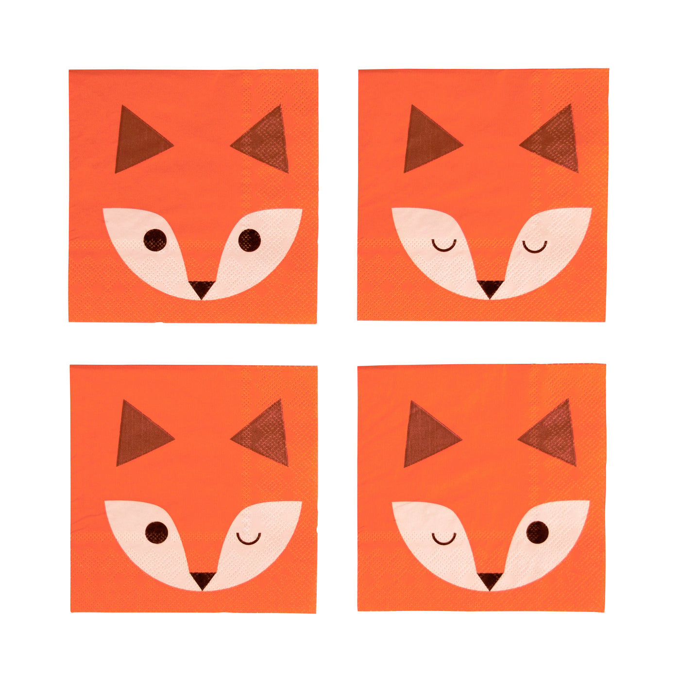 Mini Fox Napkins - Whoot Party Boutique