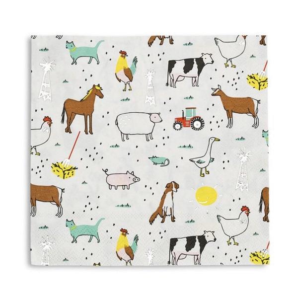 On The Farm Napkins - Whoot Party Boutique