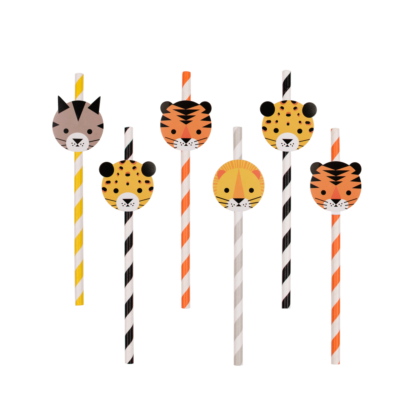 Mini Feline Paper Straws - Whoot Party Boutique