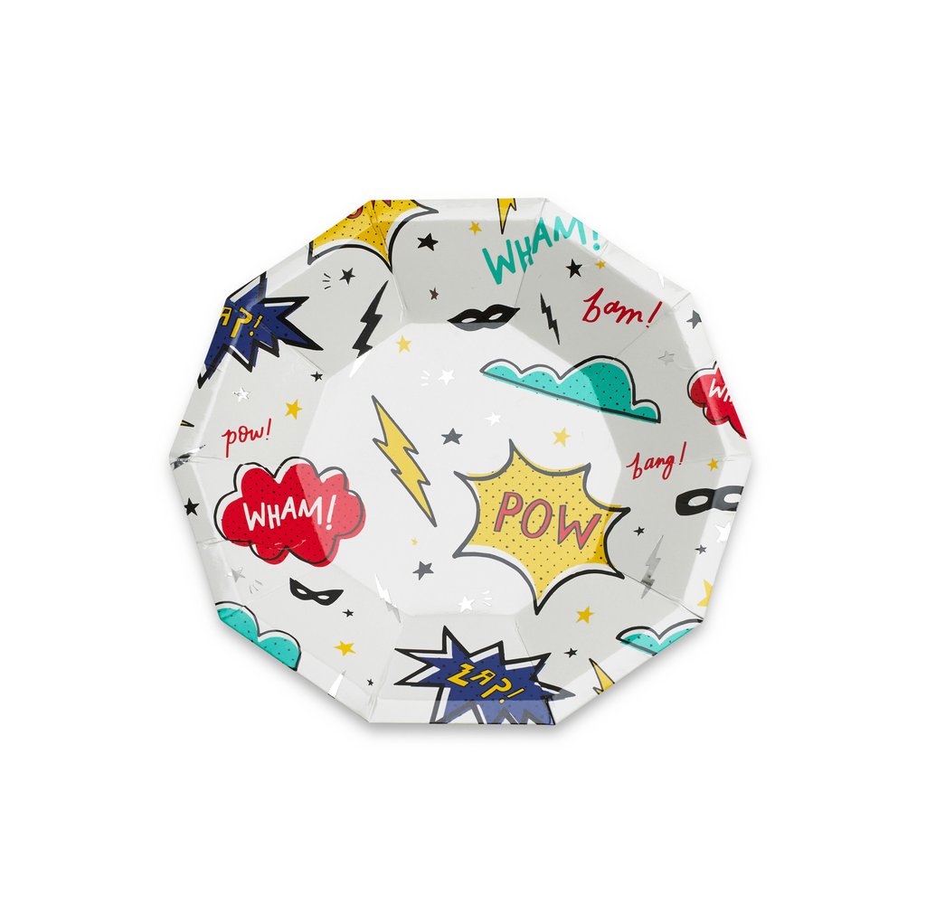 Superhero Small Plates - Whoot Party Boutique