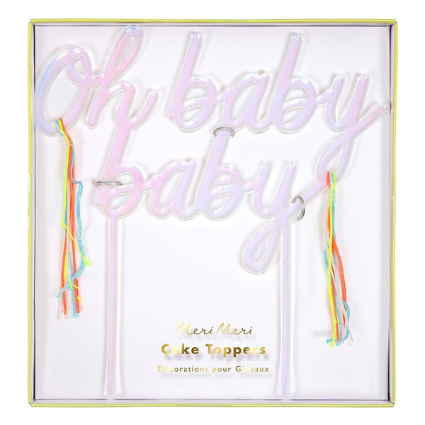 Oh Baby Baby Acrylic Topper - Whoot Party Boutique