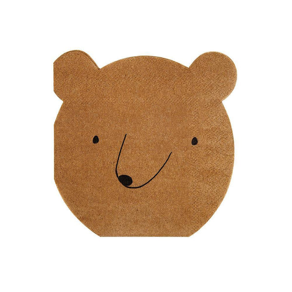 Bear Napkins (small) - Whoot Party Boutique