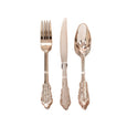 Party Porcelain Rose Gold Cutlery - Whoot Party Boutique