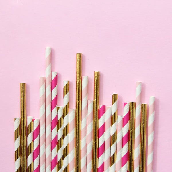 Flamingo Paper Straws- Mixed Pack - Whoot Party Boutique