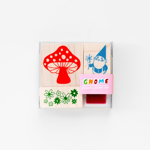 Gnome & Mushroom Small Stamp Kit - Whoot Party Boutique