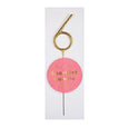 Gold Sparkler Number Mini Candle - Whoot Party Boutique