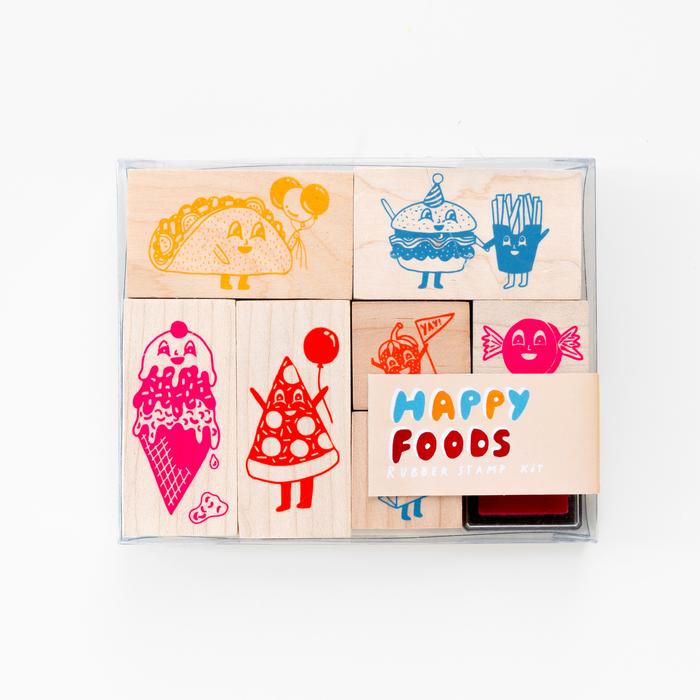 Happy Foods Stamp Kit - Whoot Party Boutique