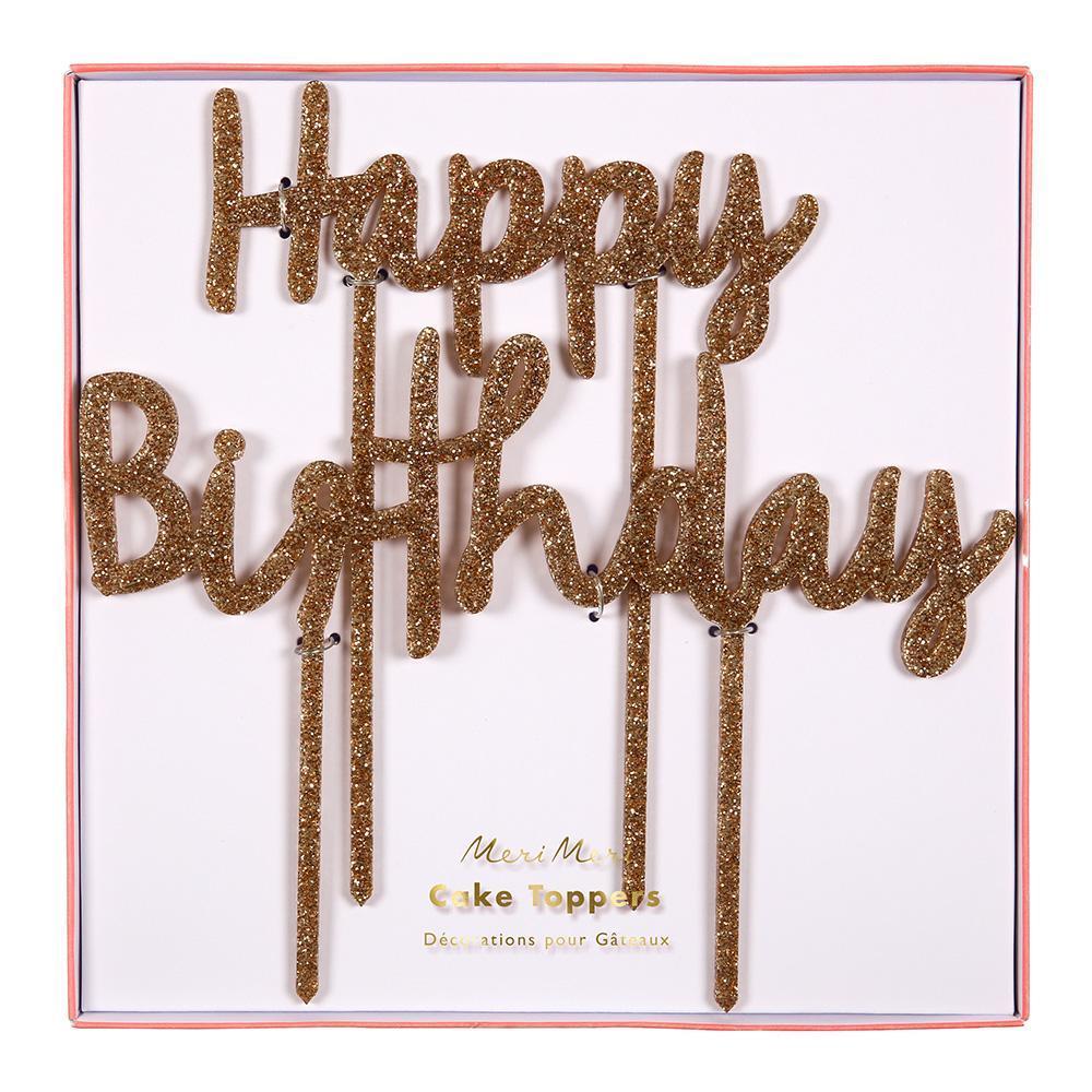 Happy Birthday Acrylic Toppers - Whoot Party Boutique