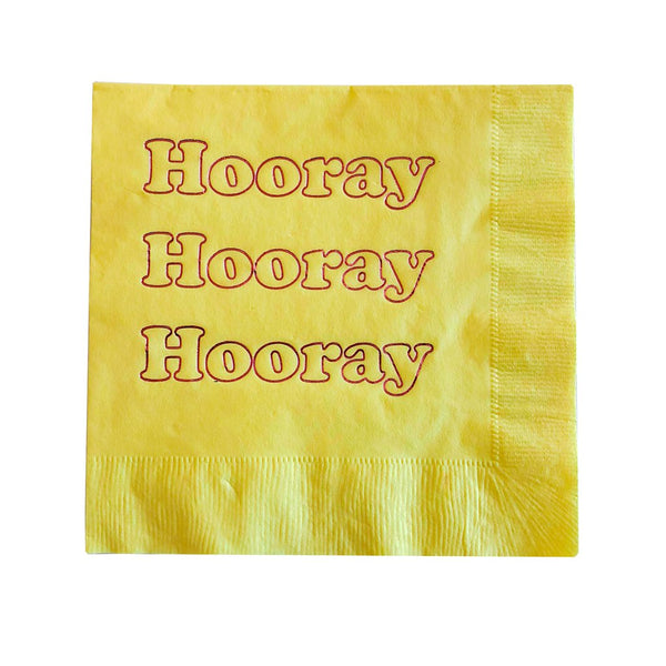 Hooray Foil Lemon Napkins - Whoot Party Boutique