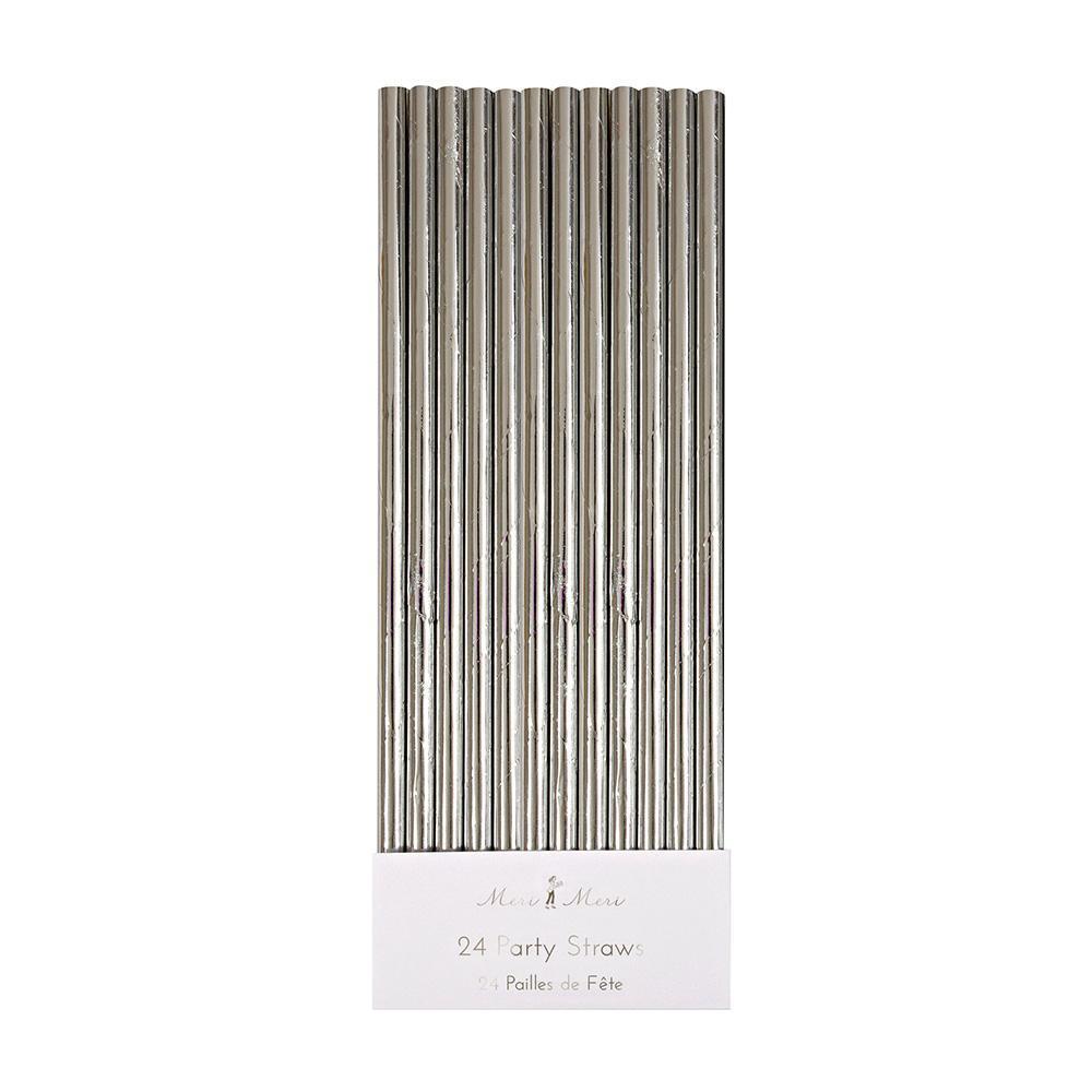 Silver Foil Party Straws - Whoot Party Boutique