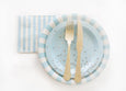 Powder Blue Large Plate - Whoot Party Boutique