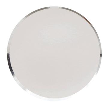 Silver Large Plates - Whoot Party Boutique