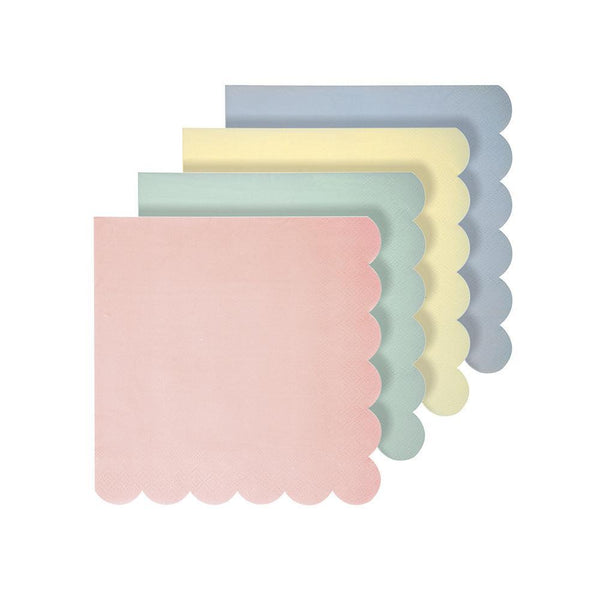Assorted Pastel Napkins (small) - Whoot Party Boutique