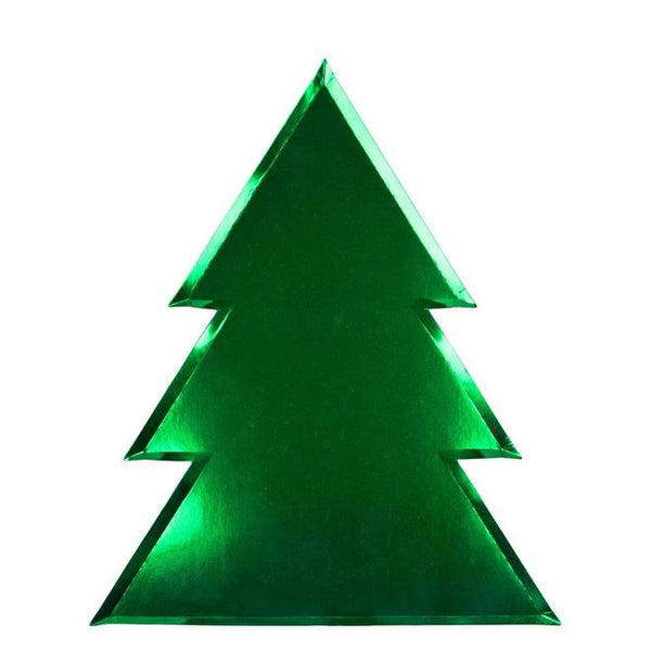 Christmas Tree Plates - Whoot Party Boutique