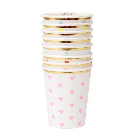Pastel Palette Heart Cups - Whoot Party Boutique