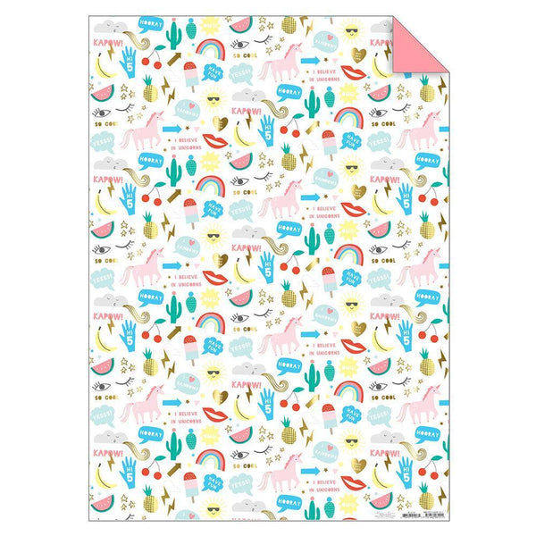 Icons Wrapping Paper - Whoot Party Boutique