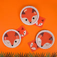 Mini Fox Plates - Whoot Party Boutique