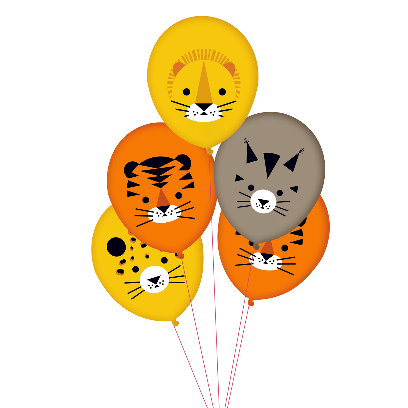 Mini Felines Printed Balloons - Whoot Party Boutique