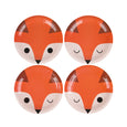 Mini Fox Plates - Whoot Party Boutique