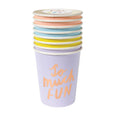Typographic Cups - Whoot Party Boutique